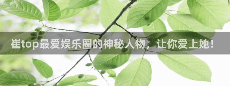 摩根娱乐vk：崔top最爱娱乐圈的神秘人物，让你爱上她！