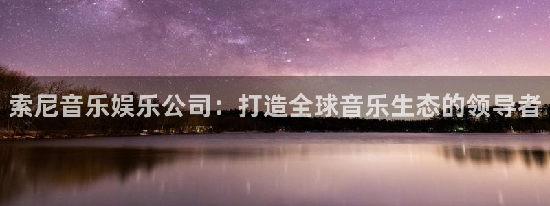 摩根娱乐app注册地址：索尼音乐娱乐公司：打造全球音乐生态的领导者